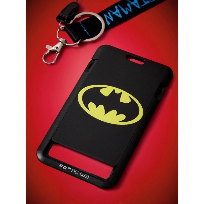 正版聯名 BATMAN蝙蝠俠 超級英雄卡通蝙蝠圖案識別證套 證件套 卡套-細節圖3