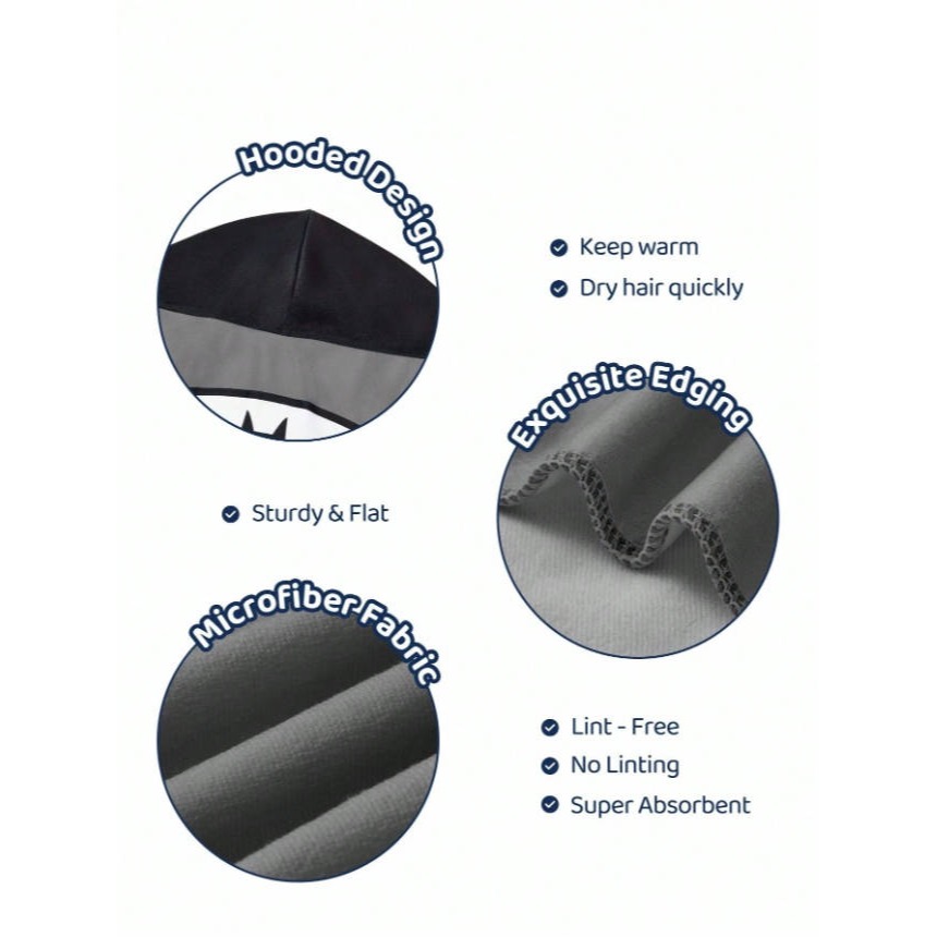 正版聯名 BATMAN蝙蝠俠 超級英雄可愛卡通英雄灰色連帽浴巾，超強吸水-細節圖8