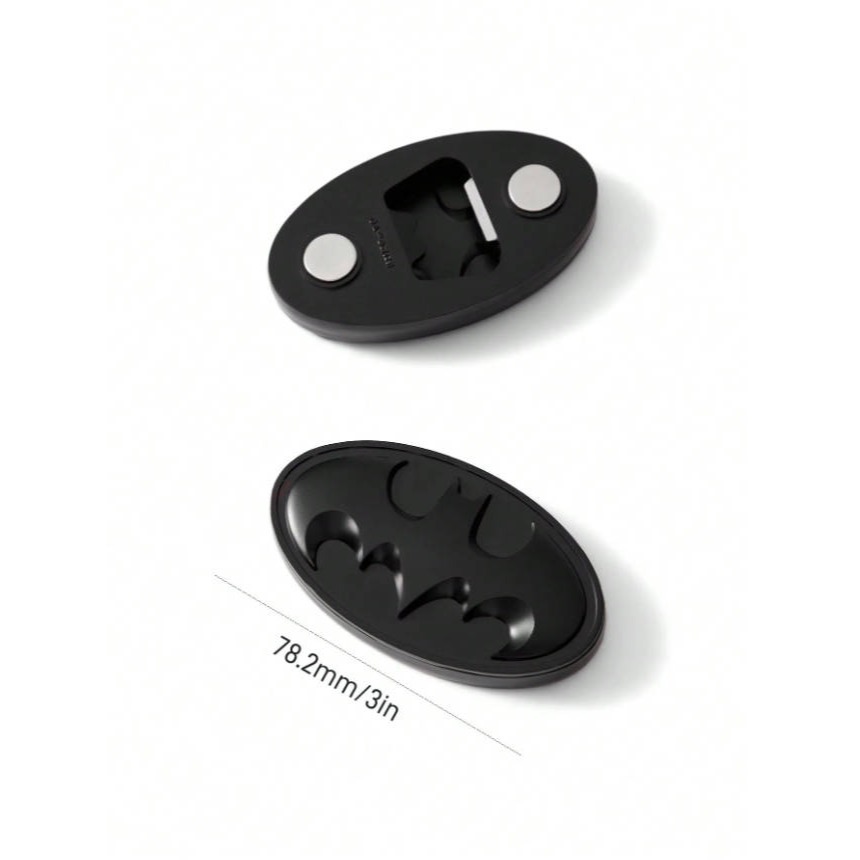 正版聯名 BATMAN蝙蝠俠 超級英雄蝙蝠圖案金屬創意造型冰箱貼開罐器-細節圖5