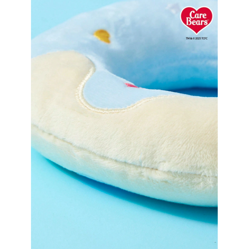 正版聯名 彩虹熊Care Bears 藍色心型小熊甜甜圈造型狗狗發聲玩具 狗狗玩具 寵物玩具-細節圖7