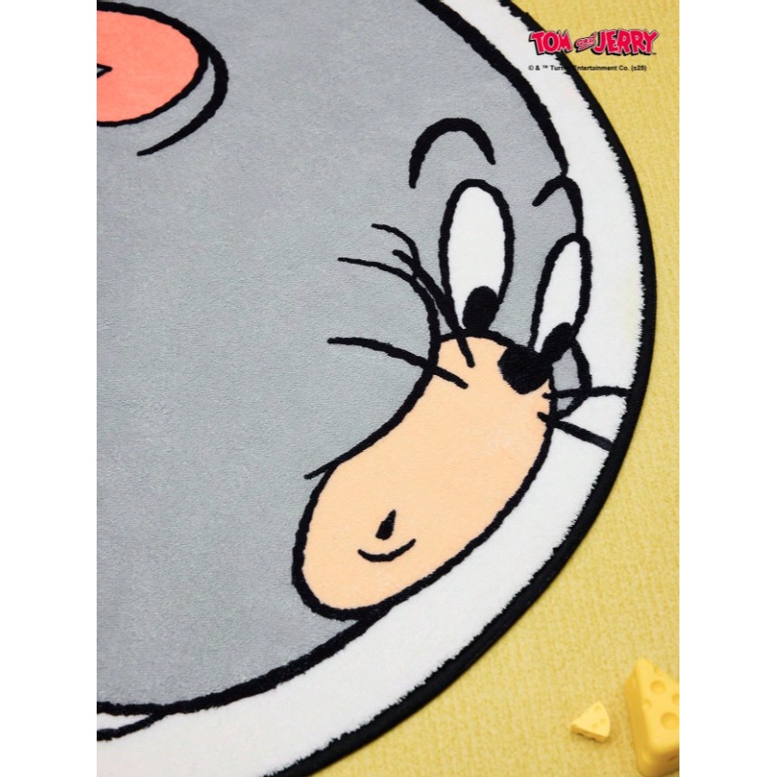 正版聯名 TOM&JERRY湯姆貓和傑利鼠 貓咪卡通柔軟毛絨地墊 地毯裝飾-細節圖4