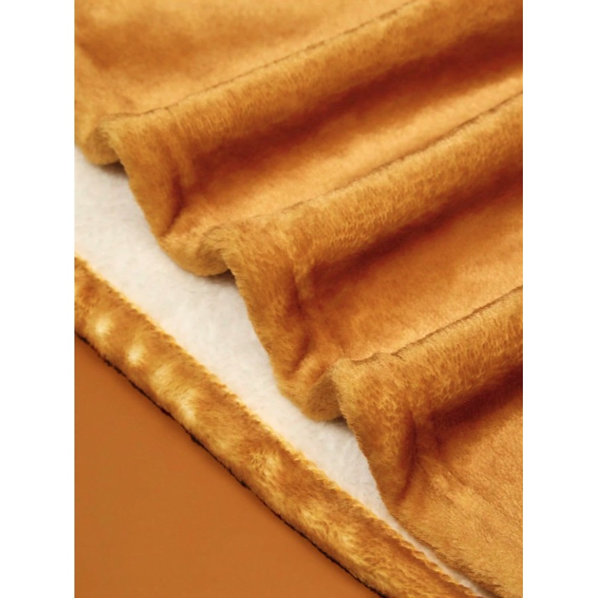 正版聯名 TOM&JERRY湯姆貓和傑利鼠 3D耳朵造型法蘭絨厚實保暖毯 毛毯 床毯 沙發毯-細節圖8