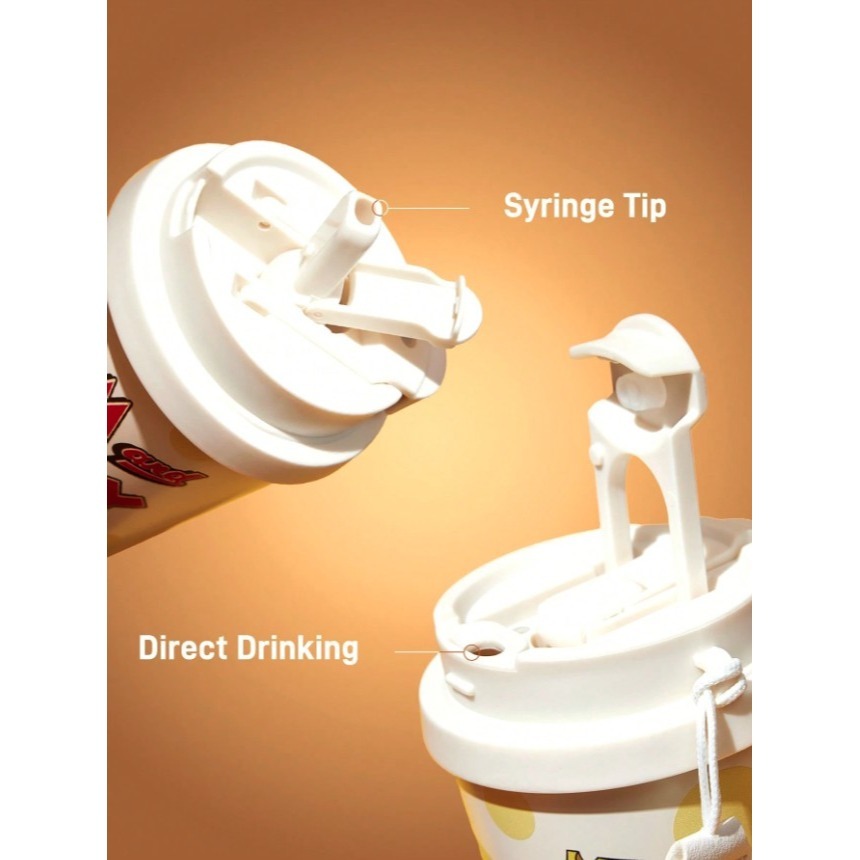 正版聯名 TOM&JERRY湯姆貓和傑利鼠  316不鏽鋼真空隔熱保溫杯500ml-細節圖5