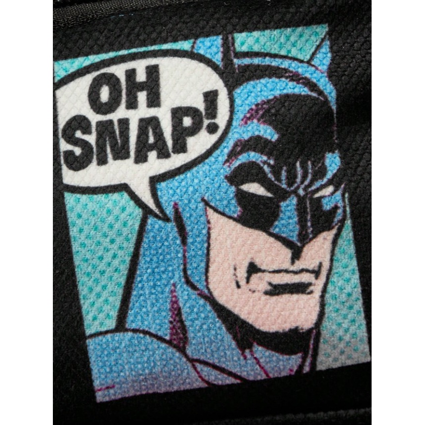 正版聯名 BATMAN蝙蝠俠 超級英雄人物與字母圖案便攜零錢包 吊飾-細節圖3