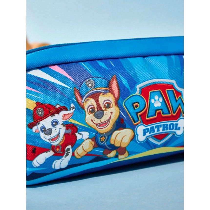 正版聯名 汪汪隊 PAW Patrol 卡通圖案手提鉛筆袋 文具小物收納袋 筆袋-細節圖3