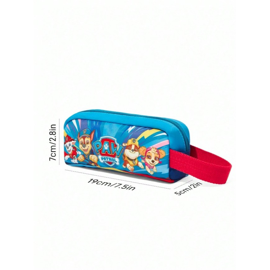 正版聯名 汪汪隊 PAW Patrol 卡通圖案手提鉛筆袋 文具小物收納袋 筆袋-細節圖6