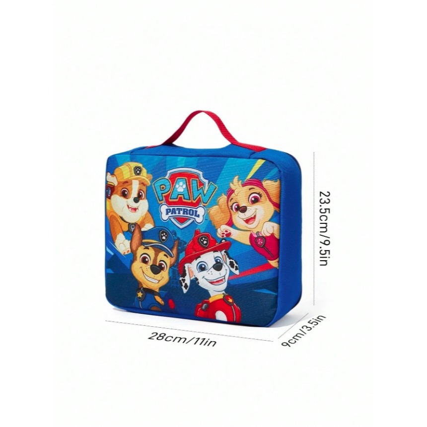 正版聯名 汪汪隊 PAW Patrol 卡通圖案 2種攜帶式印花保温便當袋 野餐袋-細節圖6