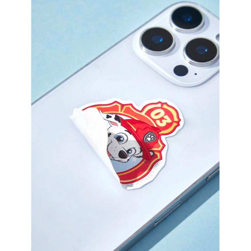 正版聯名 汪汪隊 PAW Patrol 63張卡通狗狗圖案印花貼紙套裝-細節圖5
