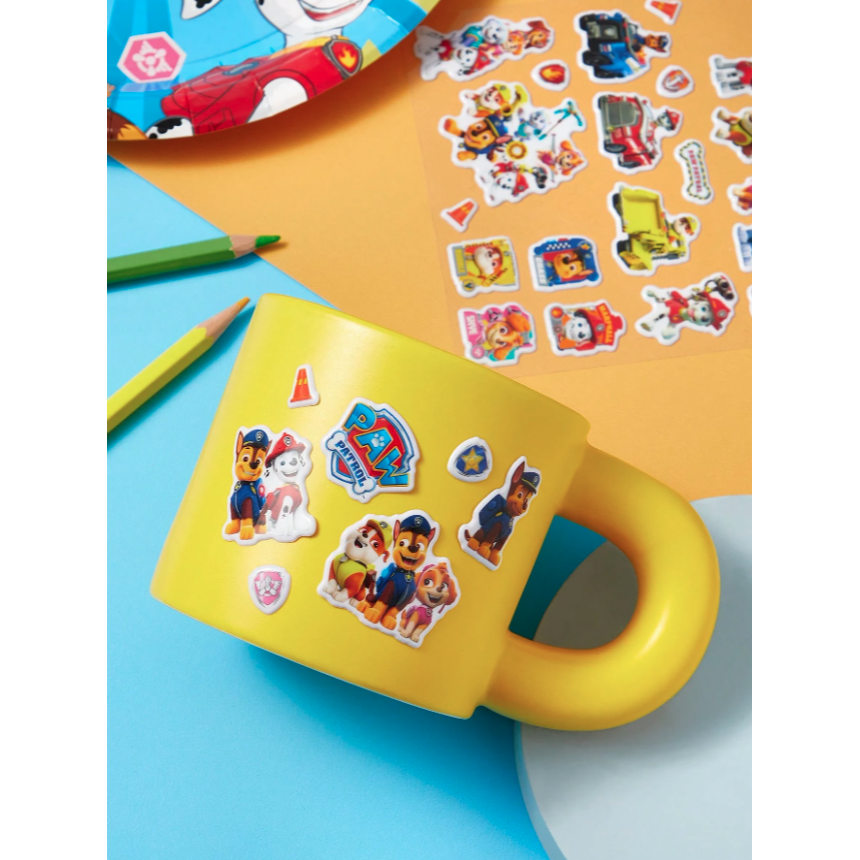 正版聯名 汪汪隊 PAW Patrol PET防水卡通狗狗圖案貼紙 塗鴉裝飾貼紙-細節圖2