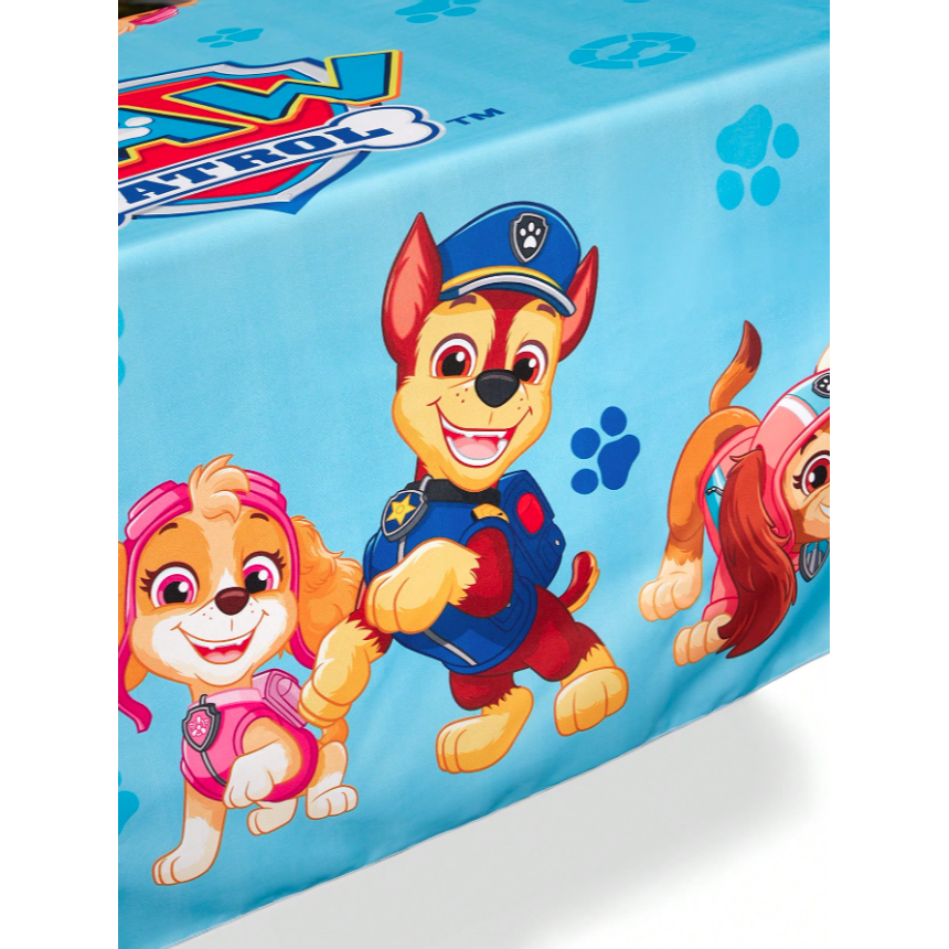 正版聯名 汪汪隊 PAW Patrol 狗狗印花生日派對裝飾桌布，加厚材質可水洗-細節圖3