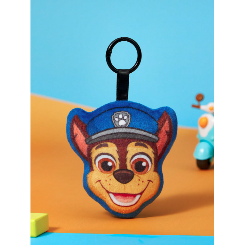 正版聯名 汪汪隊 PAW Patrol 狗狗毛絨娃娃包包吊飾掛件 鑰匙圈-細節圖9