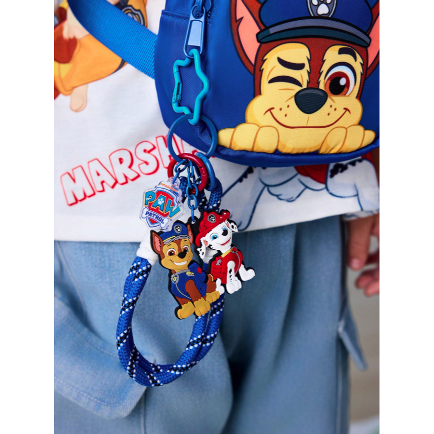 正版聯名 汪汪隊 PAW Patrol 卡通包包掛飾、鑰匙圈-細節圖2