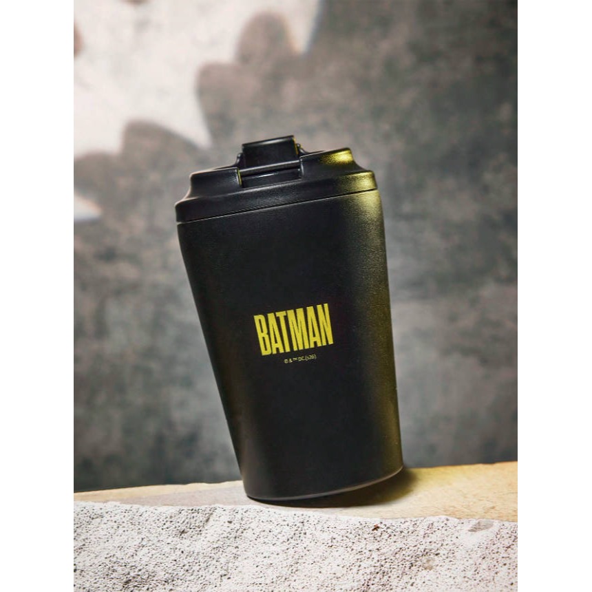 正版聯名 BATMAN蝙蝠俠 超級英雄360ml防漏不鏽鋼保溫杯 咖啡杯-細節圖2