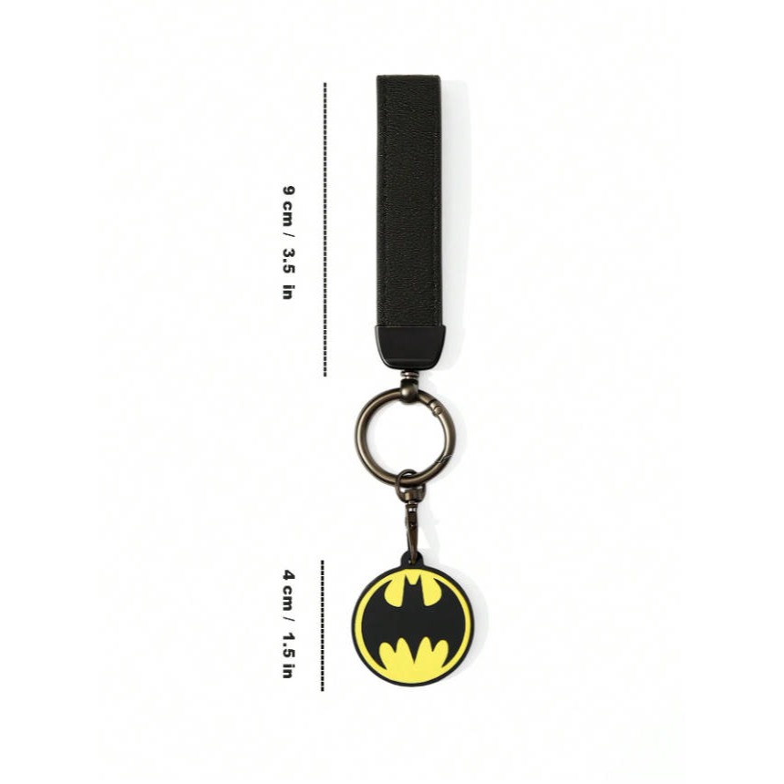 正版聯名 BATMAN蝙蝠俠 超級英雄 蝙蝠造型鑰匙圈鑰匙套-細節圖4