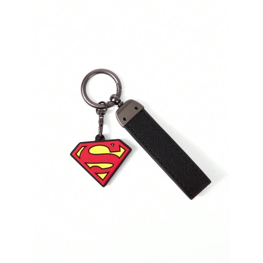 正版聯名 BATMAN蝙蝠俠 超級英雄 蝙蝠造型鑰匙圈鑰匙套-細節圖9