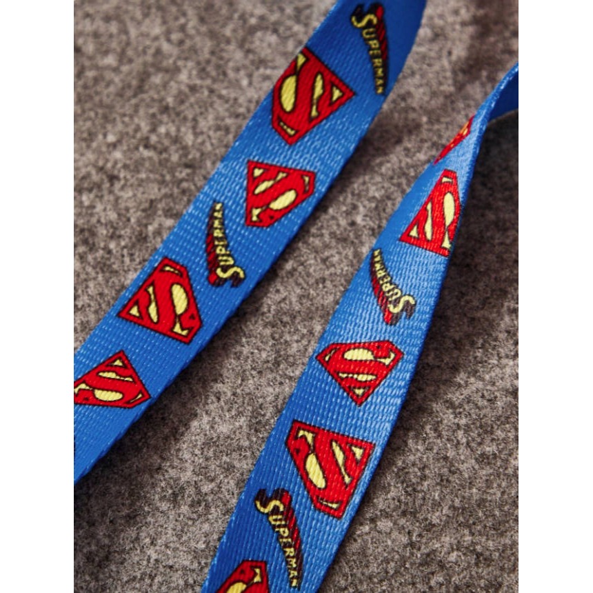正版聯名 Superman 超級英雄 3件組寵物胸背帶套裝(胸背帶 收納袋 牽繩) 狗狗外出繩-細節圖3