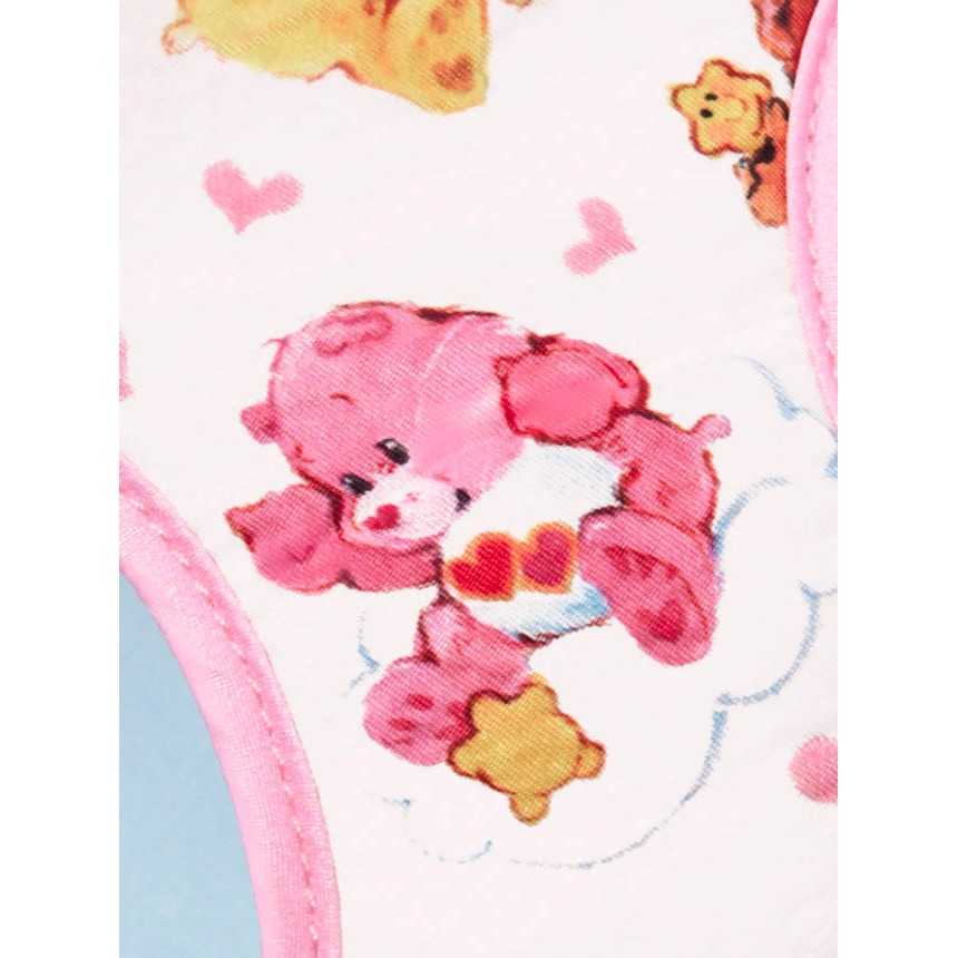 正版聯名 彩虹熊Care Bears 2件組彩虹款寵物狗背心胸背帶附牽繩組-細節圖5