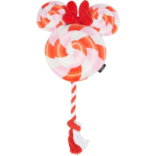 美國 Disney Minnie Mouse Lollipop Plush Toy 米妮超大棒棒糖 寵物繩索/啾啾玩具
