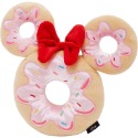美國Disney Donut Plush Toy 迪士尼經典角色 米奇/米妮/高飛/唐老鴨 超大甜甜圈寵物響紙/啾啾玩具-規格圖9