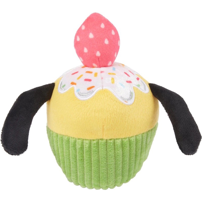 美國 Disney Cupcake Plush Toy 迪士尼高飛/布魯托 杯子蛋糕 寵物啾啾玩具-細節圖4