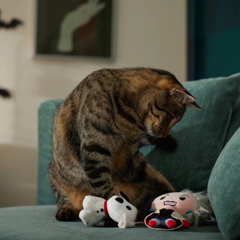 美國 Disney Villains Cat Toy 迪士尼壞人角色 貓草玩具 (兩入一組)-細節圖4