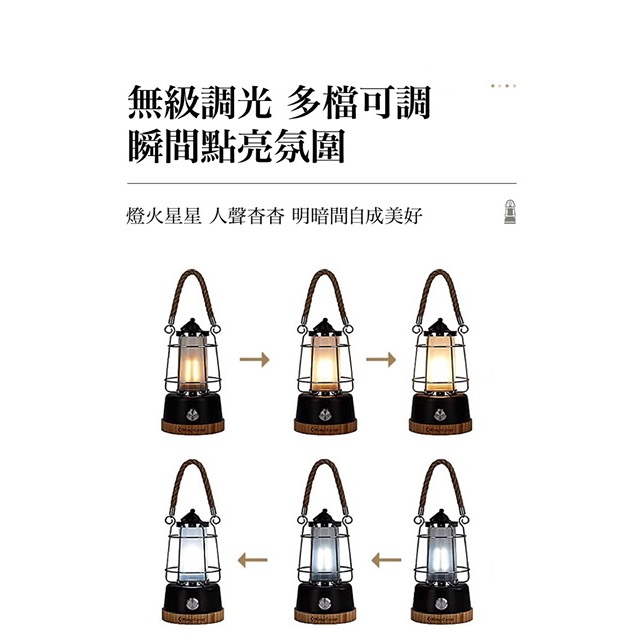 NEW!｜現貨｜『KingCamp』戶外手提麻繩露營燈【全新】-細節圖6