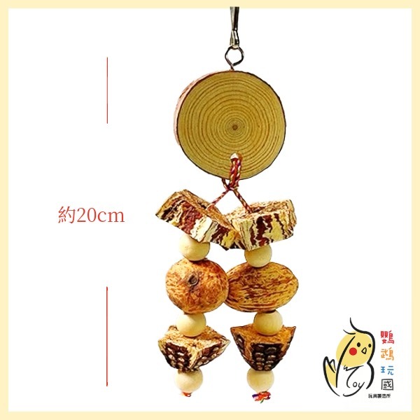 【鸚鵡玩國】鸚鵡 果實 啃咬串 台灣製 鸚鵡玩具 鸚鵡啃咬串 天然玩具 果實玩具 鸚鵡用品 鳥玩具-細節圖2