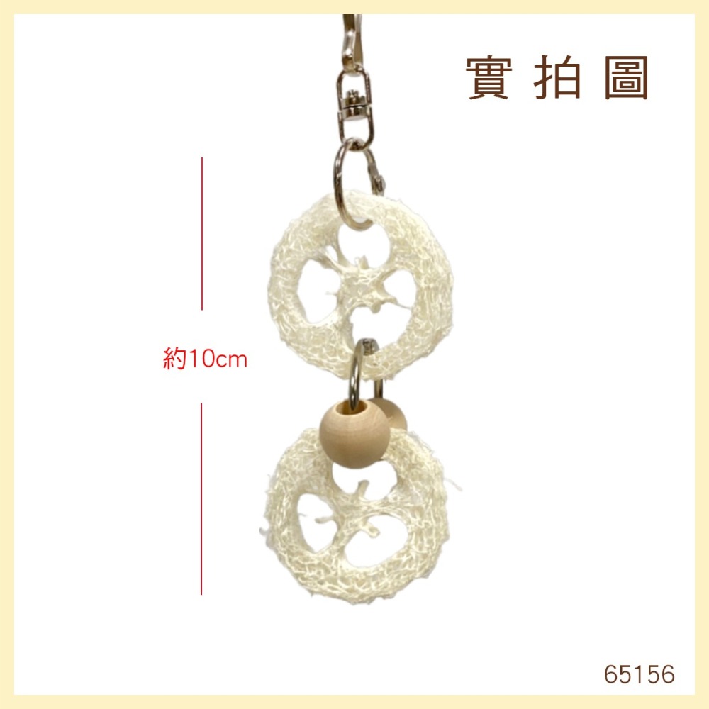 【鸚鵡玩國】鸚鵡玩具 台灣製 天然啃咬玩具 絲瓜絡 小鸚鵡 啃咬串 小鳥玩具 鸚鵡用品 磨牙小玩具 虎皮 小鸚...等-細節圖3