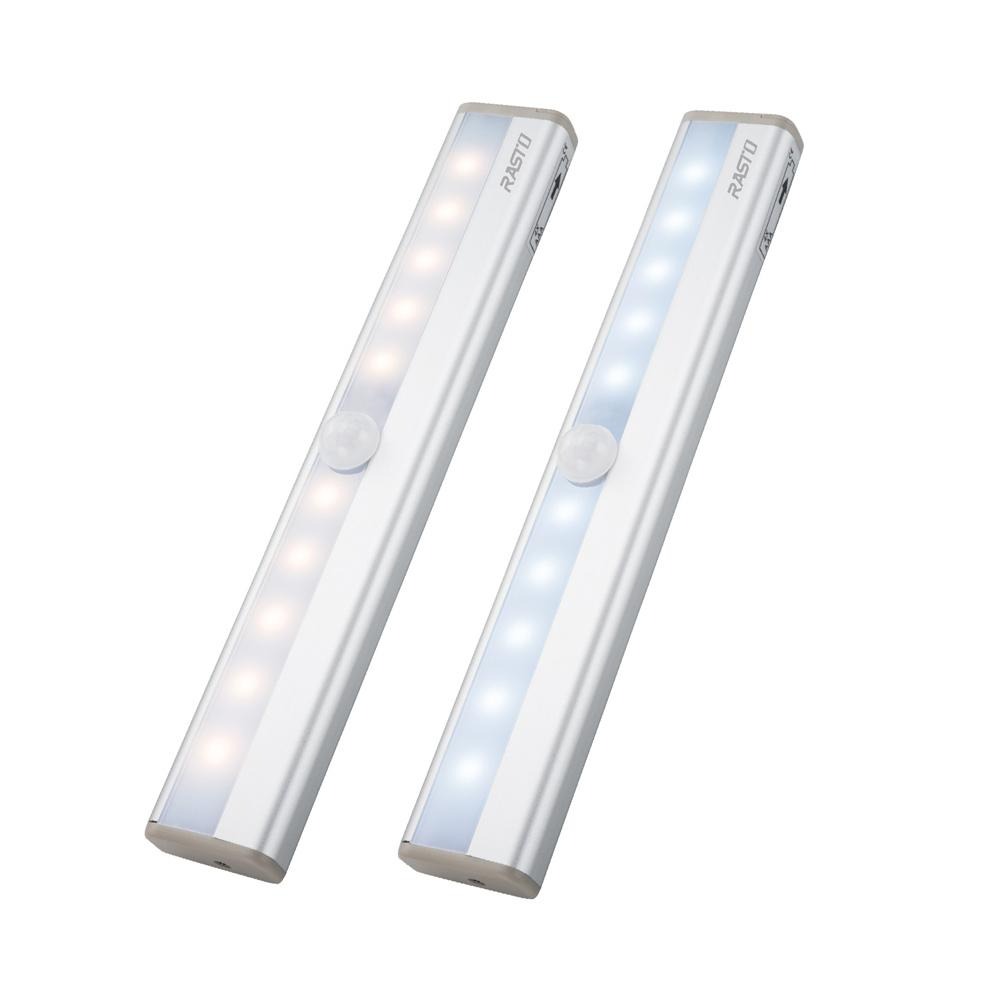 【3入組】RASTO AL2鋁製長條LED磁吸感應燈19公分-細節圖2