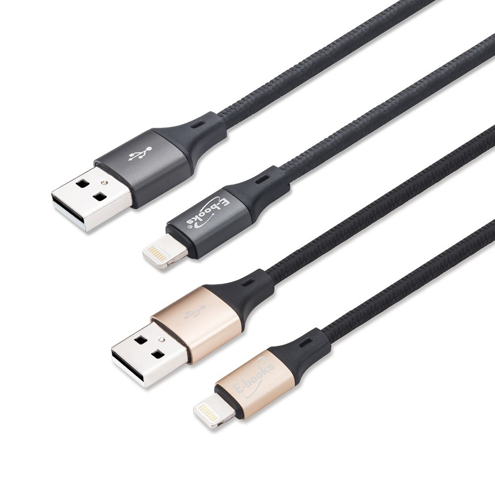 E-books XA8 蘋果Lightning 鋁合金充電傳輸線30cm-細節圖2