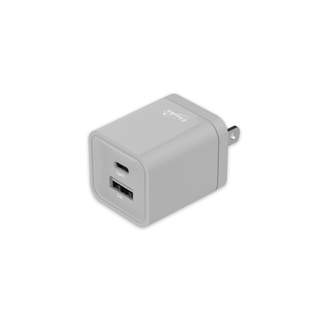 E-books B59 智能 12W Type C+USB 雙孔快速充電器-規格圖8