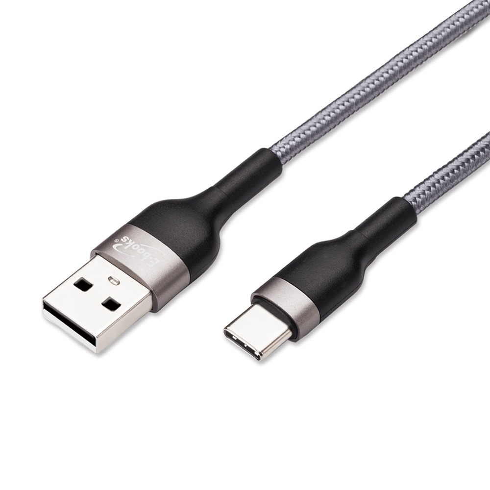 E-books X82 Type C 鋁合金QC 3.0 快充傳輸線1M-規格圖7