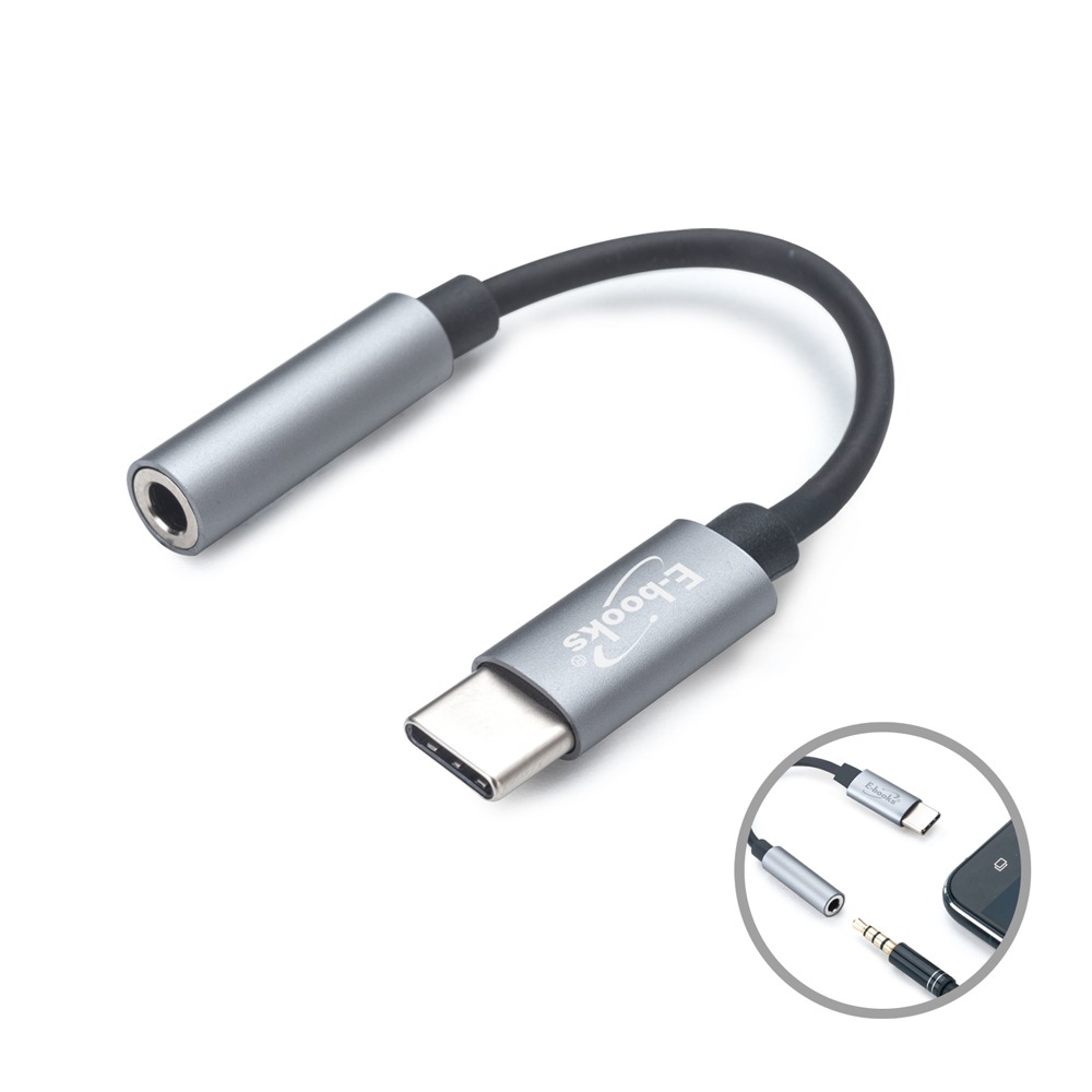 E-books X87 Type C 轉 3.5mm 音源孔轉接線-規格圖7