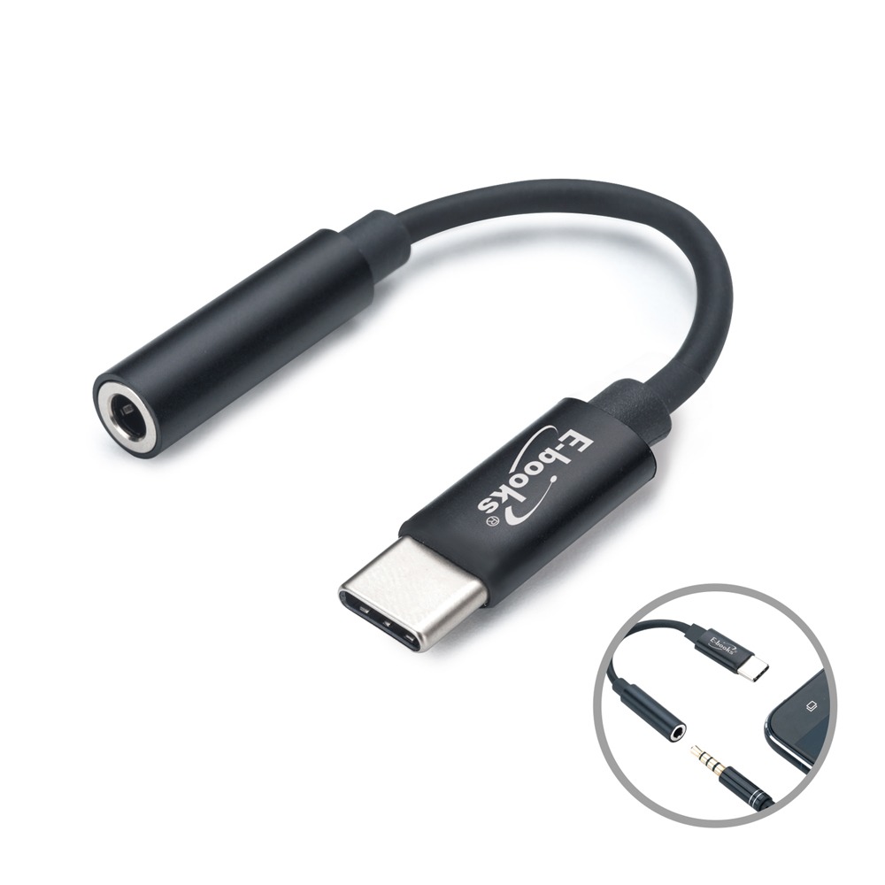 E-books X87 Type C 轉 3.5mm 音源孔轉接線-規格圖7