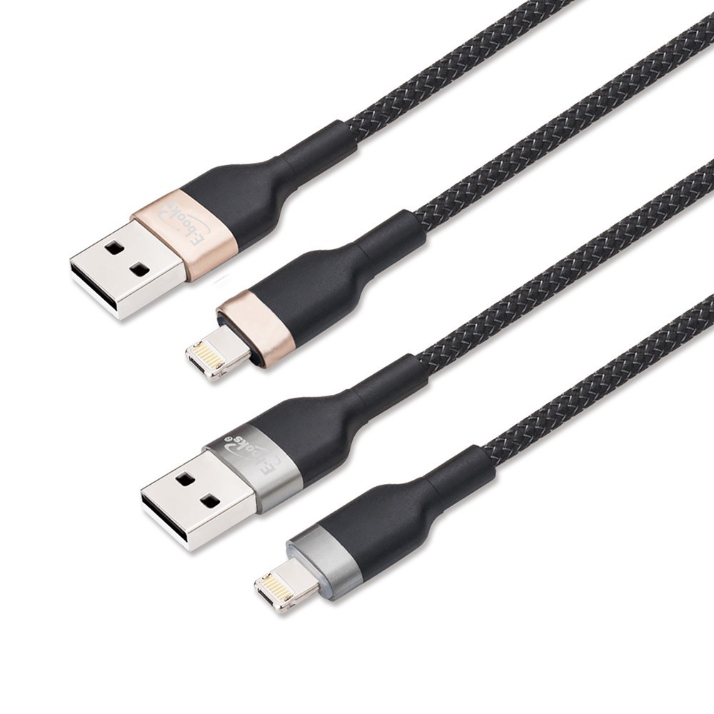 E-books X77 新型智慧雙系統QC 3.0 快充傳輸線1.5M-細節圖2