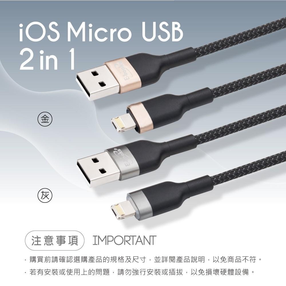 E-books X77 新型智慧雙系統QC 3.0 快充傳輸線1.5M-細節圖8