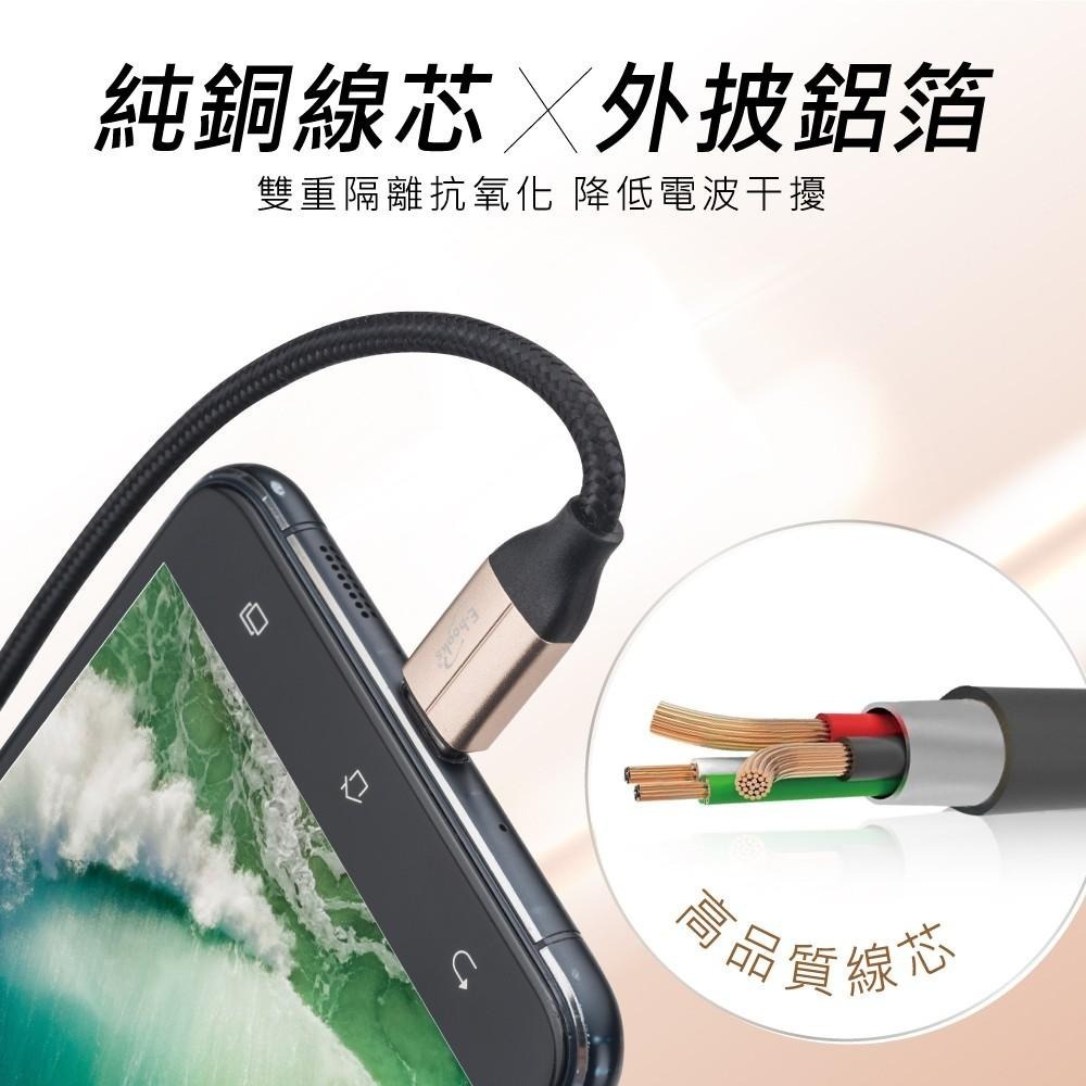 E-books XA13 Type C 高速QC3.0充電傳輸線2M-細節圖6