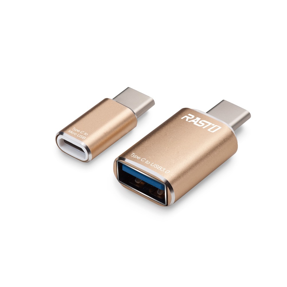 RASTO RX5 Type C 鋁製轉接頭雙入組-細節圖2