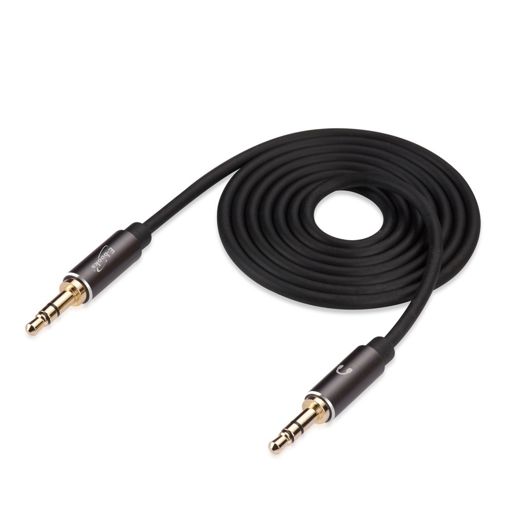 E-books X42 鋁合金AUX音源傳輸線公對公 3.5mm-100cm-細節圖2