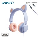 RASTO RS55 萌貓頭戴式兒童耳機-規格圖7
