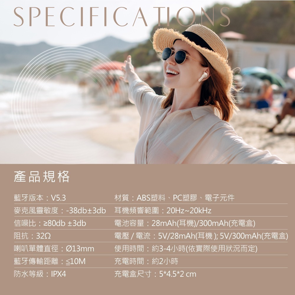 RASTO RS58 氣泡艙真無線藍牙5.3耳機-細節圖6