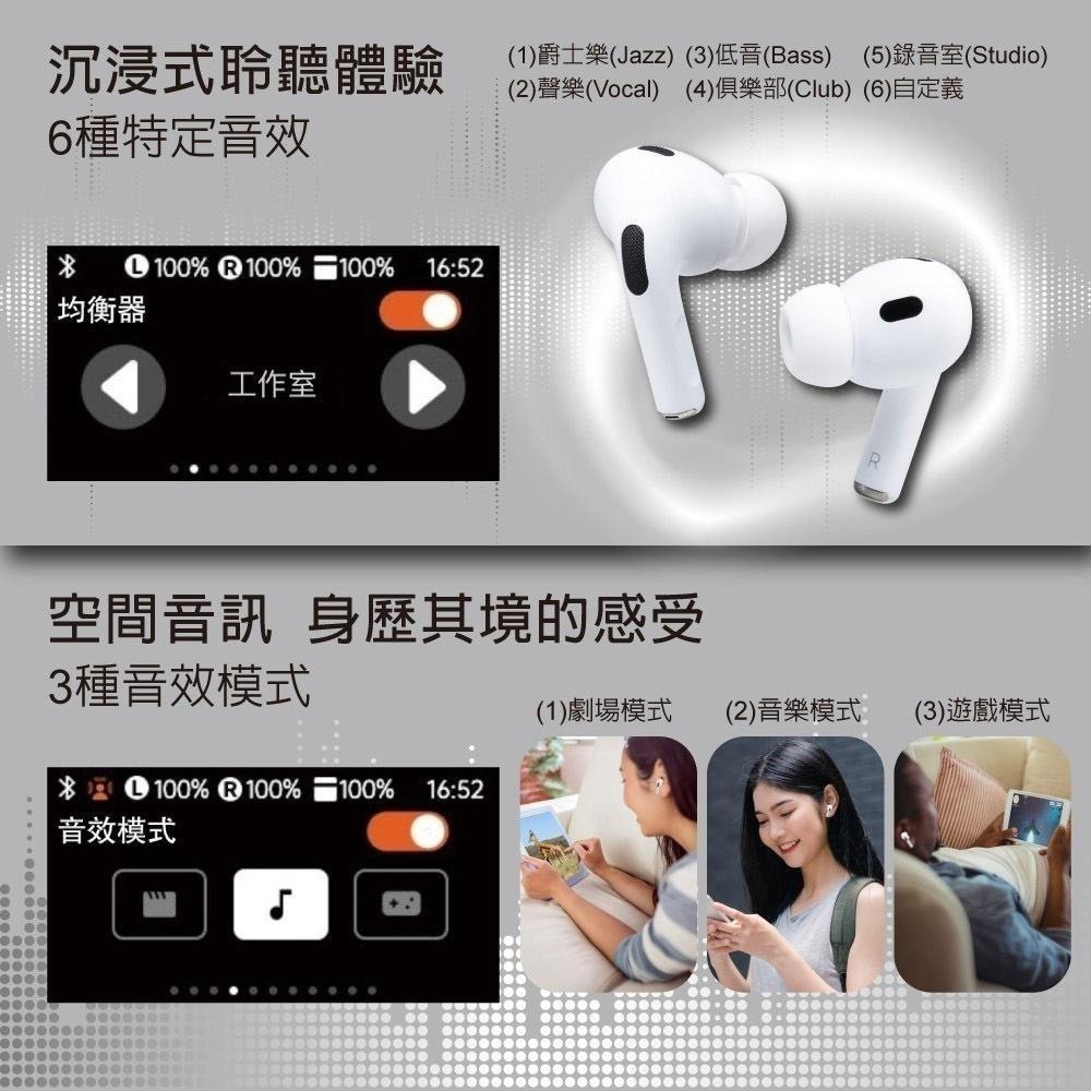 RASTO RS70 AI智能全觸控螢幕ANC+ENC主動降噪藍牙5.4耳機-細節圖8