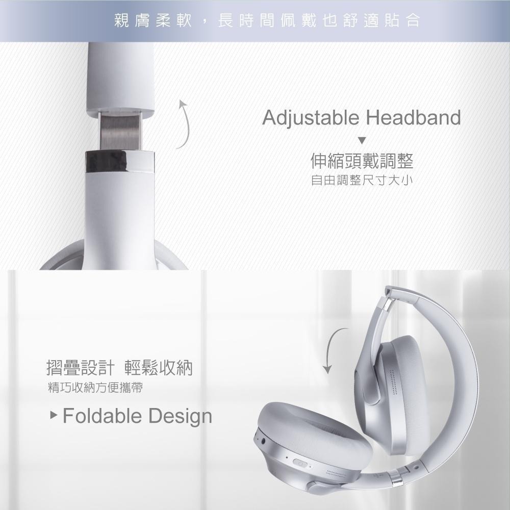 E-books SS64 AI主動降噪技術ANC+ENC藍牙5.3耳罩耳機-細節圖6