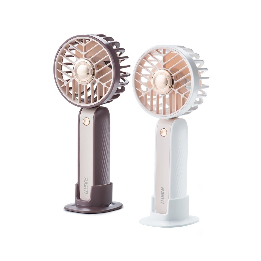 RASTO RK16 二合一手持立式三段風速充電風扇 (使用鋰電池可隨身登機)-細節圖2