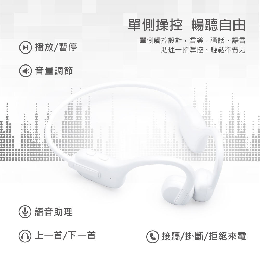 RASTO RS72 氣傳導開放式運動耳掛藍牙耳機-細節圖5