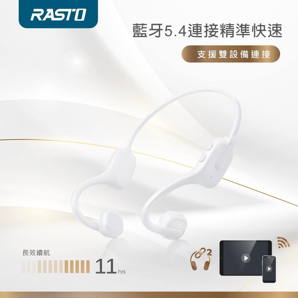 RASTO RS72 氣傳導開放式運動耳掛藍牙耳機-細節圖6