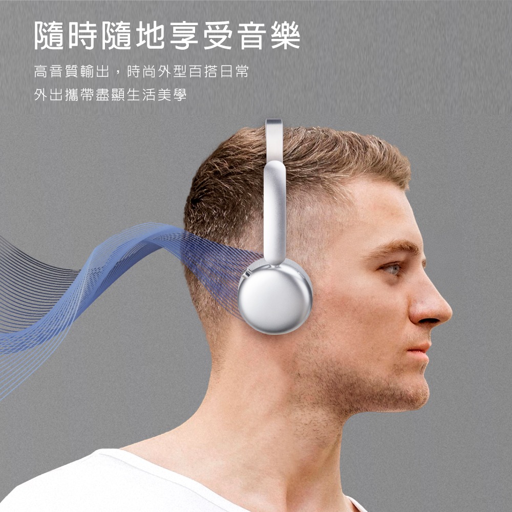 E-books SS68 AI智慧聲學降噪ANC+ENC藍牙6.0頭戴耳機-細節圖7