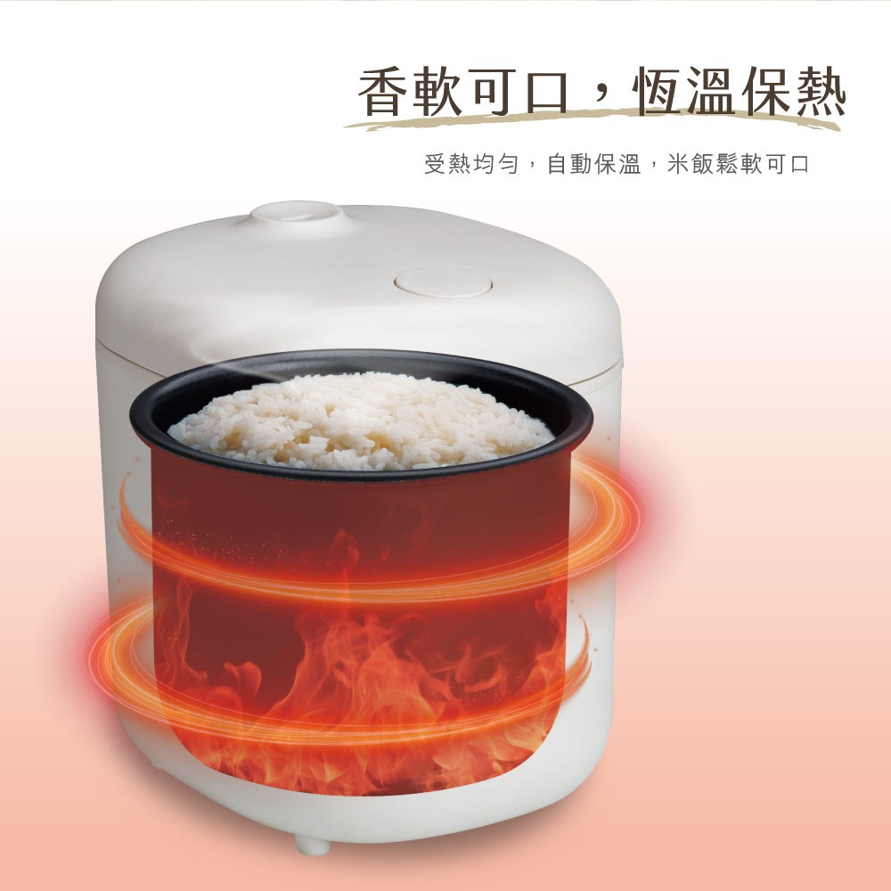 RASTO 美型不沾內膽電子鍋贈量杯飯瓢AP-6-細節圖5