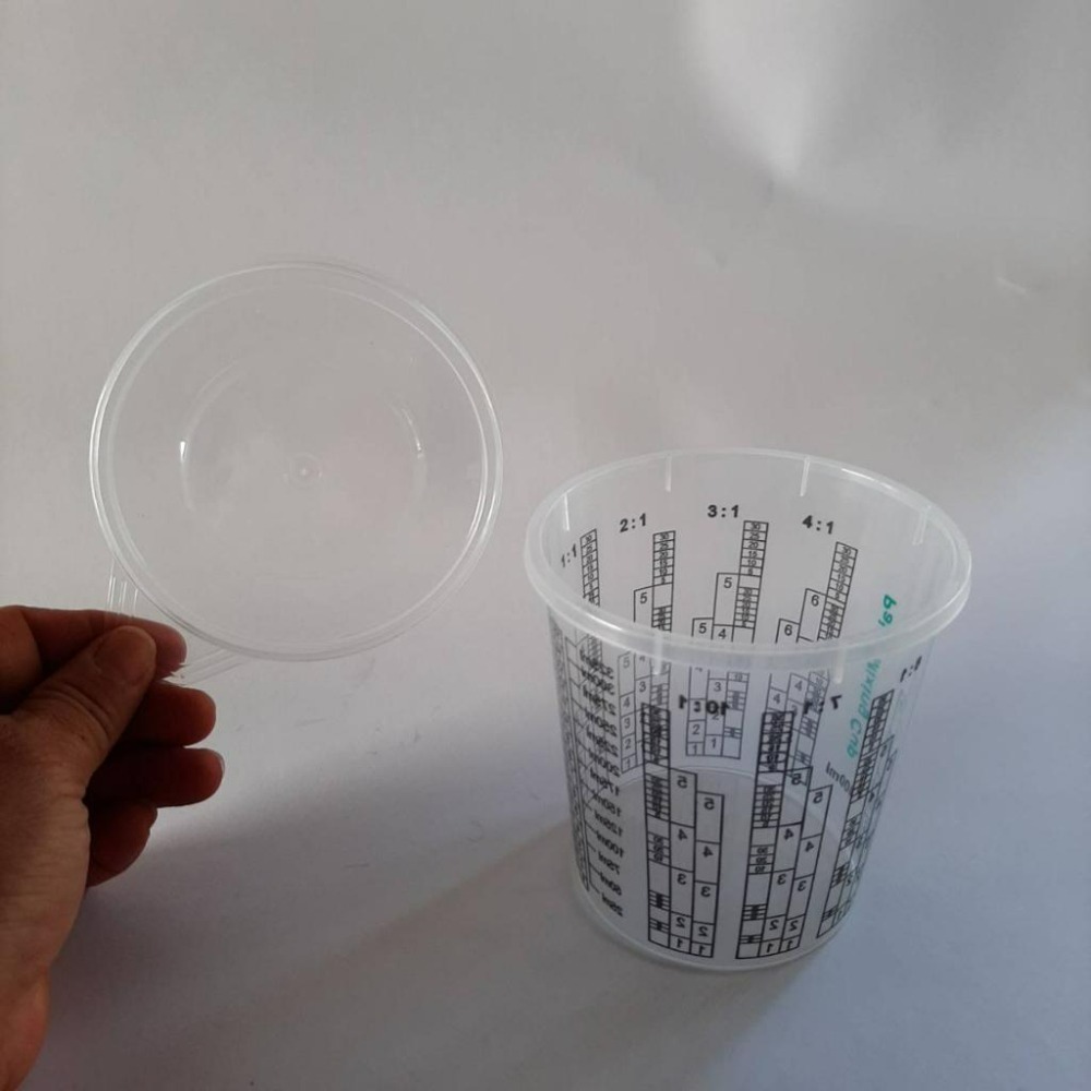 比例調漆杯（含蓋）可重覆使用(25個價)-細節圖3