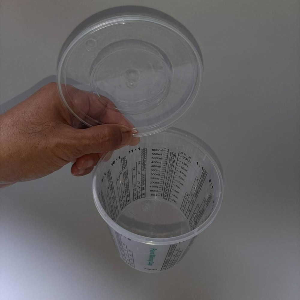 比例調漆杯（含蓋）可重覆使用(25個價)-細節圖4